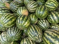 lots of ripe watermelons summer berry delicious food as background