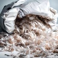 Shredded paper - ai generated image