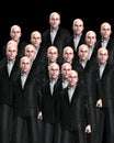 Lots Of Suited Men 3 Royalty Free Stock Photo
