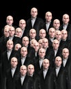 Lots Of Suited Men 5 Royalty Free Stock Photo