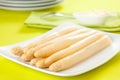 Lots of tasty white asparagus