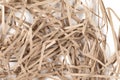 Lots of thin strips of beige paper Royalty Free Stock Photo