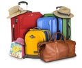 Lots of Travelling Suitcases