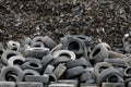 Lots Of Used Tires Royalty Free Stock Photo