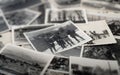 Lots of vintage photos Royalty Free Stock Photo