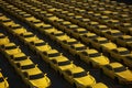 Lots of yellow cars for sale. Neural network AI generated Royalty Free Stock Photo