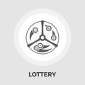 Lotteries vector flat icon