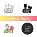 Lottery agent icon