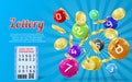 lottery banner, bingo game background