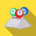 Lottery.Old age single icon in flat style vector symbol stock illustration web.