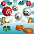 Lottery theme Royalty Free Stock Photo
