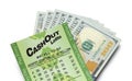 Lotto Cash Close Up Royalty Free Stock Photo