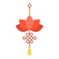 Lotus Chinese knot, decorate for Chinese new year