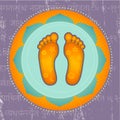 Lotus Feet Royalty Free Stock Photo