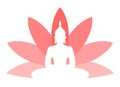 Lotus flower budha symbol