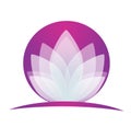 Lotus flower logo application