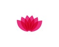 Lotus Flower logos vector design