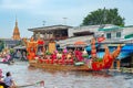 Lotus Giving Rub Bua Festival in the end of Buddhist Lent day