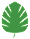 Lotus green leaf, icon