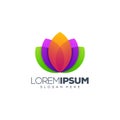 Lotus logo design illustration logo design