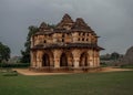 Lotus Mahal in Hampi is a masterpiece of architecture, two-storey building with many open arches Royalty Free Stock Photo