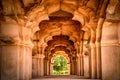 Lotus mahal temple of Zanana Enclosure at ancient town Hampi, Karnataka, India Royalty Free Stock Photo