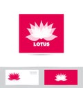 Lotus meditation logo