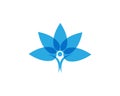 Lotus people care logo symbols icon