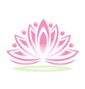 Lotus people flower logo