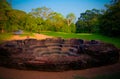 Lotus Pond aka Nelun Vihara at Polonnaruwa ancient city, Sri Lanka Royalty Free Stock Photo