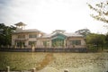 Lotus pond landscape Royalty Free Stock Photo