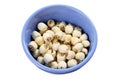 Lotus Seeds in Bowl Royalty Free Stock Photo