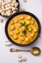Lotus Seeds Peas Curry or Phool Makhana Masala Sabzi