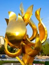 Lotus shape Sculpture Royalty Free Stock Photo