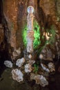 Lotus statues in Marble mountains cave in Danang city in Vietnam