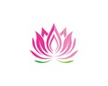 Lotus symbol vector icon