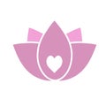 The lotus is symbolic of purity of the body, speech, and mind.