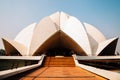 Lotus temple in Delhi, India