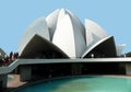 The Lotus Temple, located in Delhi, India, is a House of Worship