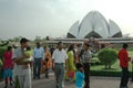 LOTUS TEMPLE IN NEW DELHI-INDIA.