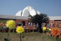 LOTUS TEMPLE IN NEW DELHI-INDIA.