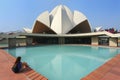 Lotus temple in New Delhi, India Royalty Free Stock Photo