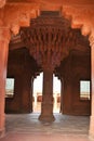 Lotus throne, Diwan-E-Khas, Fatehpur Sikri, Uttar Pradesh