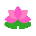 Lotus vector, Chinese lunar new year flat icon