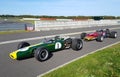 Lotus cars Formula 1 - Lotus type 43 and 49 Royalty Free Stock Photo