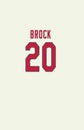 Lou Brock, St. Louis Cardinals Jersey Back Royalty Free Stock Photo