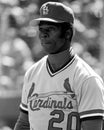 Lou Brock, St. Louis Cardinals Royalty Free Stock Photo