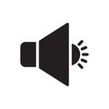 Loud vector glyph flat icon Royalty Free Stock Photo