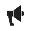 Loud vector glyph flat icon Royalty Free Stock Photo