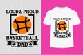 About Loud And proud Basketball Dad SVG Desn Royalty Free Stock Photo